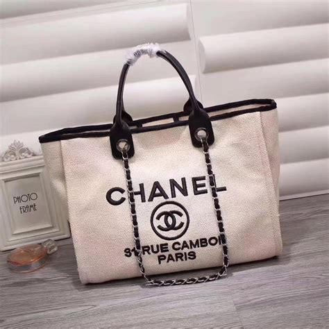 chanel beach bag fake|authentic copy of chanel handbags.